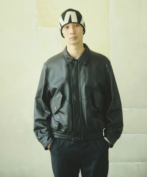 JOURNAL STANDARD（ジャーナルスタンダード）の「ラム ダッド レザー ジャケット（ライダースジャケット・メンズ・ブラック・MEDIUM/LARGE）」の14枚目の写真