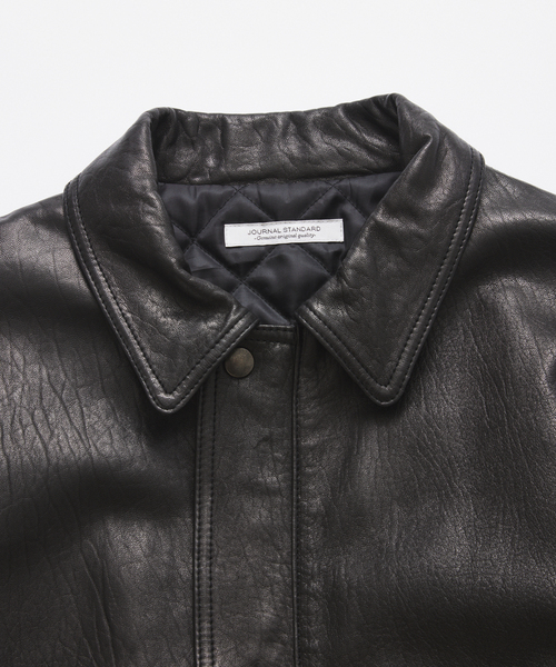 JOURNAL STANDARD（ジャーナルスタンダード）の「ラム ダッド レザー ジャケット（ライダースジャケット・メンズ・ブラック・MEDIUM/LARGE）」の19枚目の写真