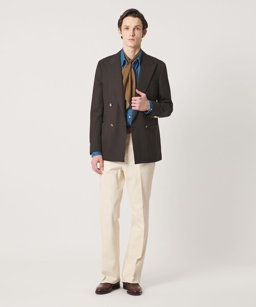 UNITED ARROWS(ユナイテッドアローズ)の「ピケ 5ポケット フレアパンツ(その他パンツ・メンズ・ナチュラル/ダークグレー・M/S/L/XL)」の11枚目の写真