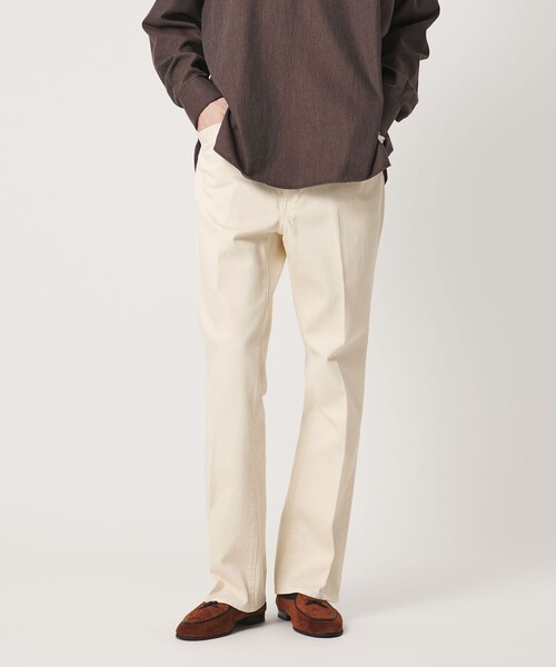 UNITED ARROWS(ユナイテッドアローズ)の「ピケ 5ポケット フレアパンツ(その他パンツ・メンズ・ナチュラル/ダークグレー・M/S/L/XL)」の12枚目の写真