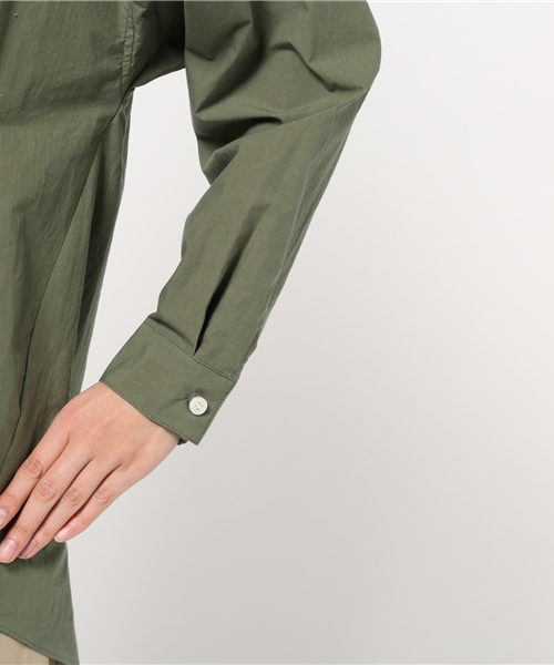 liflattie ships（リフラティ シップス）の「liflattie ships:タイプライター ビッグシャツ（シャツ/ブラウス・レディース・ホワイト/ベージュ/オリーブ・ONE SIZE）」の8枚目の写真