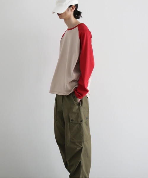 PHINGERIN(フィンガリン)の「OLD FOLK HOUSE Raglan sleeve t-shirt(シャツ/ブラウス・メンズ・レッド系その他・3/4)」の2枚目の写真