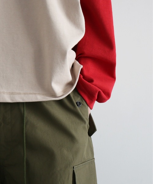 PHINGERIN(フィンガリン)の「OLD FOLK HOUSE Raglan sleeve t-shirt(シャツ/ブラウス・メンズ・レッド系その他・3/4)」の4枚目の写真