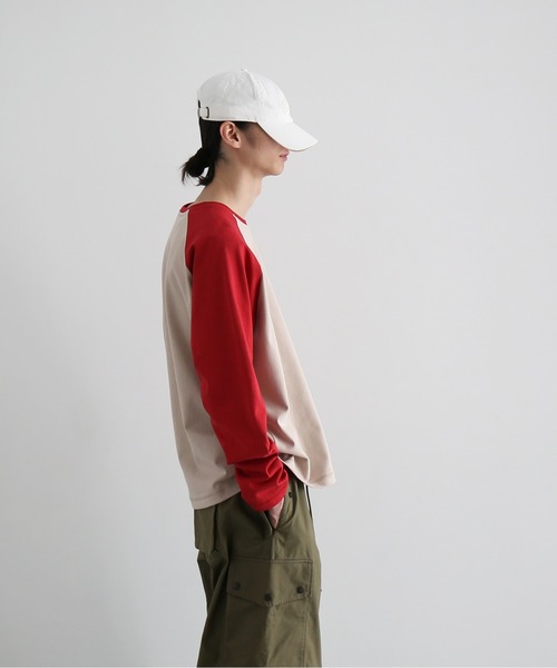 PHINGERIN(フィンガリン)の「OLD FOLK HOUSE Raglan sleeve t-shirt(シャツ/ブラウス・メンズ・レッド系その他・3/4)」の5枚目の写真