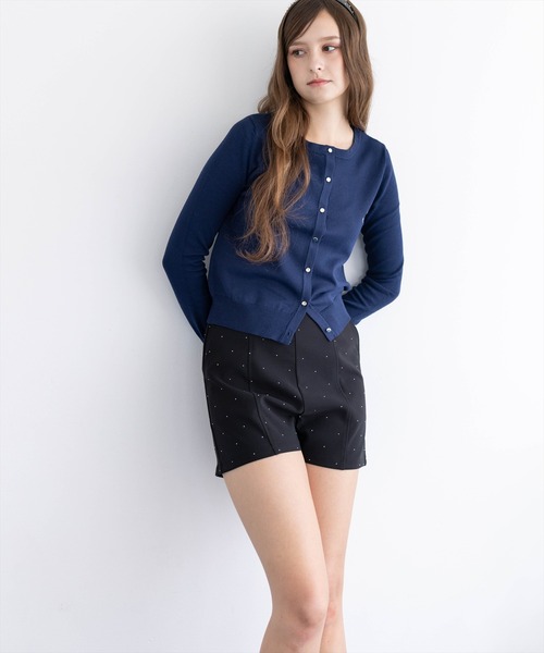U.S. POLO ASSN.(ユーエスポロアッスン)の「【U.S. POLO ASSN.】clear 別注 コンパクトカーディガン(カーディガン/ボレロ・レディース・ネイビー/ブラック/ブラウン系その他・F)」の12枚目の写真