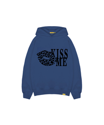 アニマル KISSME フードスウェットシャツ ABH367-167 ブルー