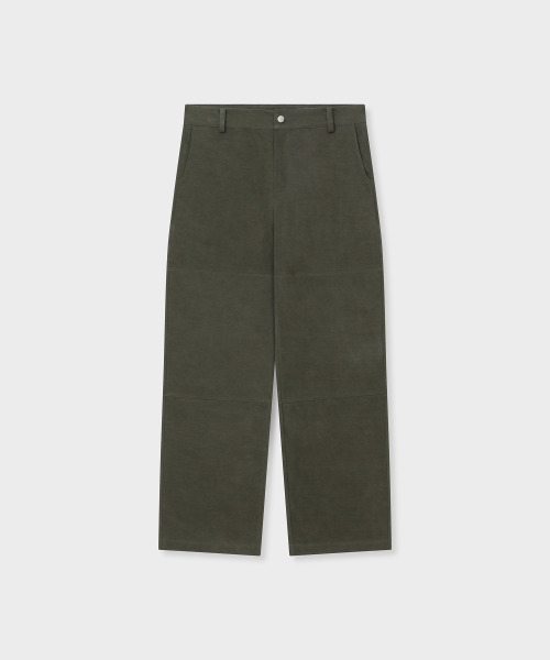 GRUNDEN（グルンデン）の「[GRUNDEN X セジン] ウォッシュドワイドチノパンツ (オリーブ)_GCCUWPT01OL（その他パンツ・レディース・その他・1/2/3）」の2枚目の写真