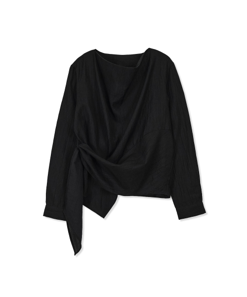 Yuje(ユジェ)の「COWL NECK BLOUSE 001 (3color)(シャツ/ブラウス・レディース・ホワイト/ブラック/ピンクベージュ・FREE)」の8枚目の写真