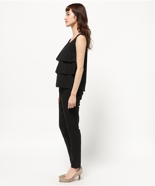 titivate（ティティベイト）の「3段ﾌﾘﾙｾｯﾄｱｯﾌﾟ（サロペット/オーバーオール・レディース・グレー/ブラック・L/M）」の12枚目の写真