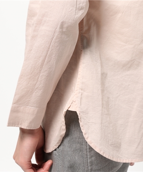 AMERICAN RAG CIE（アメリカンラグシー）の「AMERICAN RAG CIE ローンピンタックシャツ / 107-GTR-M161-SH051（シャツ/ブラウス・メンズ・ネイビー/ライトピンク・1/2）」の6枚目の写真