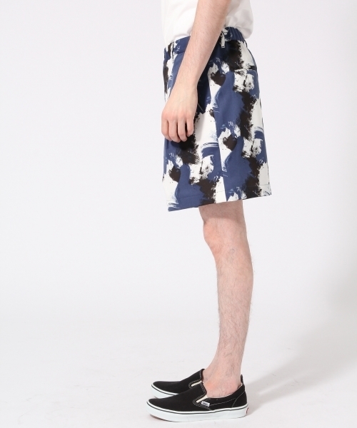 HARE（ハレ）の「ブラッシュアートショーツ(HARE)（その他パンツ・メンズ・ネイビー/イエロー・SMALL/MEDIUM）」の5枚目の写真