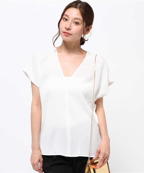 10 CROSBY DEREK LAM(テンクロスビーデレクラム)の「10CROSBY フリンジツキ F/S ブラウス◆(シャツ/ブラウス・レディース・ホワイト系その他・36/38)」の9枚目の写真