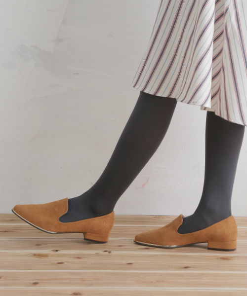 Noubel Voug Relax(ヌーベルヴォーグリラックス)の「Noubel Voug Relax(ヌーベル ヴォーグ リラックス)/ゴールドラインパンプス(パンプス・レディース・ボルドー/ベージュ系その他/キャメル/ダークブラウン/ブラック・L/LL/M/S)」の4枚目の写真