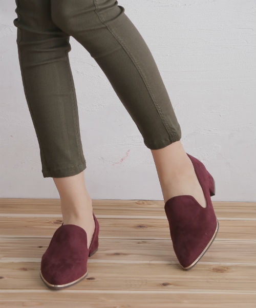 Noubel Voug Relax(ヌーベルヴォーグリラックス)の「Noubel Voug Relax(ヌーベル ヴォーグ リラックス)/ゴールドラインパンプス(パンプス・レディース・ボルドー/ベージュ系その他/キャメル/ダークブラウン/ブラック・L/LL/M/S)」の5枚目の写真