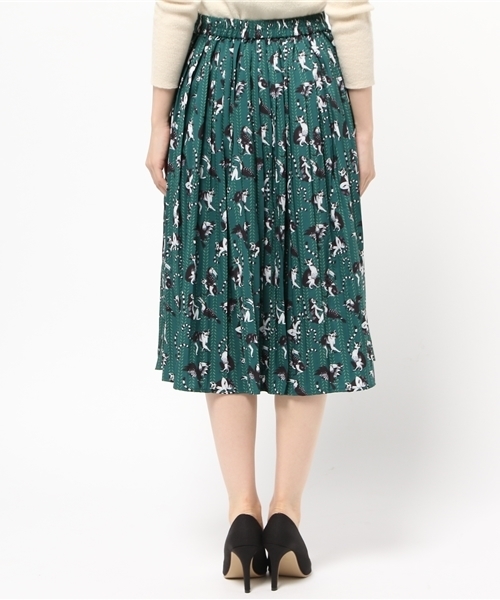 merlot plus（メルロープリュス）の「マダガスカル柄スカート8777（スカート・レディース・オレンジ/グリーン・FREE）」の6枚目の写真