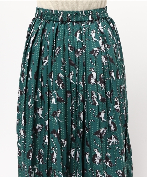 merlot plus（メルロープリュス）の「マダガスカル柄スカート8777（スカート・レディース・オレンジ/グリーン・FREE）」の9枚目の写真