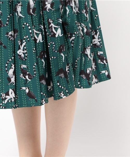 merlot plus（メルロープリュス）の「マダガスカル柄スカート8777（スカート・レディース・オレンジ/グリーン・FREE）」の10枚目の写真