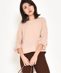 Droite lautreamont | 袖ネジリサテンブラウス(シャツ/ブラウス)