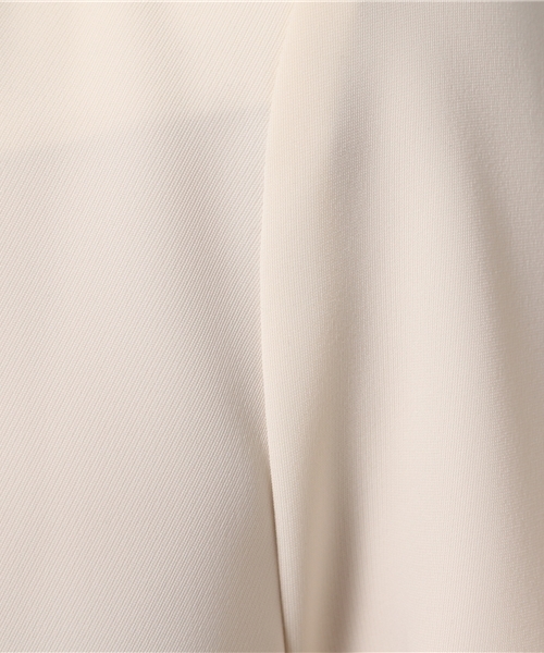 Droite lautreamont(ドロワットロートレアモン)の「袖ネジリサテンブラウス(シャツ/ブラウス・レディース・ライトカーキ/ピンク/オフホワイト・M)」の14枚目の写真