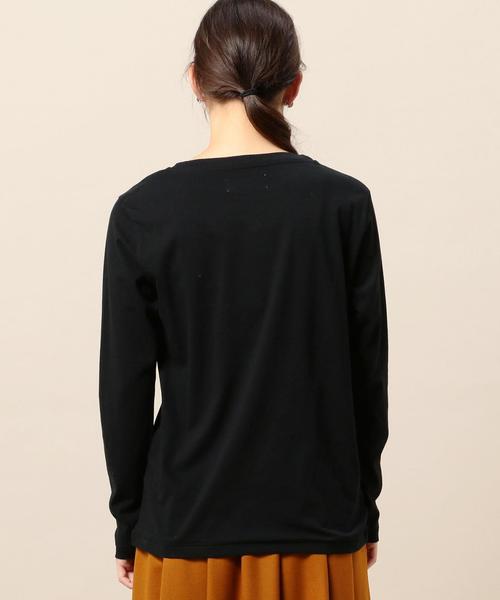 AMERICANA(アメリカーナ)の「<Americana(アメリカーナ)>ベーシック ロゴカットソー:◆(Tシャツ/カットソー・レディース・ブラック/ライトグレー/ブラウン・MEDIUM)」の4枚目の写真