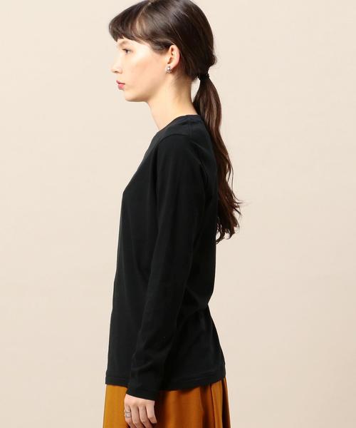 AMERICANA(アメリカーナ)の「<Americana(アメリカーナ)>ベーシック ロゴカットソー:◆(Tシャツ/カットソー・レディース・ブラック/ライトグレー/ブラウン・MEDIUM)」の6枚目の写真