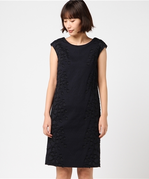 セール The ワンピース 結婚式 Tite 二次会 カットジャガードフレンチスリーブワンピース ワンピース Tite In The Store ティテ インザ ストア のファッション
