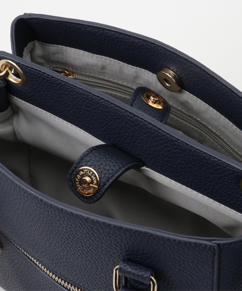 Andemiu（アンデミュウ）の「2WAYジップショルダーBAG752316（ショルダーバッグ・アイボリー/ピンク/ネイビー・FREE）」の8枚目の写真