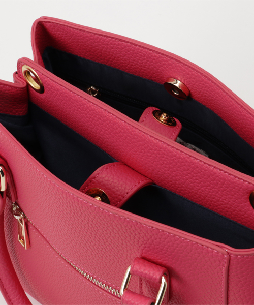 Andemiu（アンデミュウ）の「2WAYジップショルダーBAG752316（ショルダーバッグ・アイボリー/ピンク/ネイビー・FREE）」の9枚目の写真