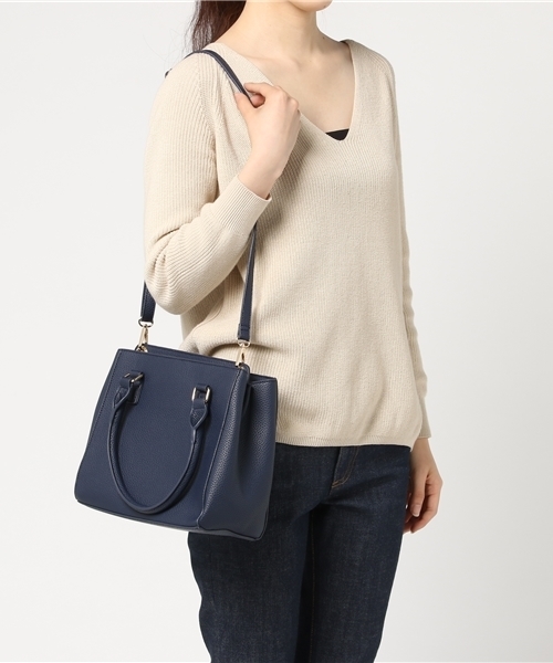 Andemiu（アンデミュウ）の「2WAYジップショルダーBAG752316（ショルダーバッグ・アイボリー/ピンク/ネイビー・FREE）」の11枚目の写真