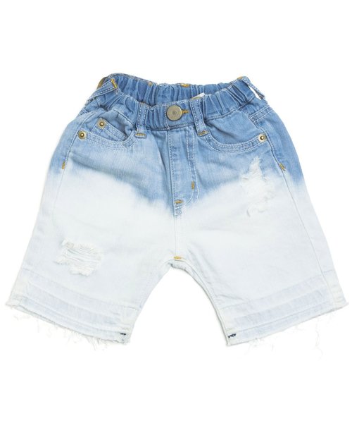 F.O.KIDS（エフオーキッズ）の「グランジデニムハーフパンツ 5分丈（デニムパンツ・キッズ・サックスブルー/ブルー・100/120/95/80/90/110/140/130）」の17枚目の写真