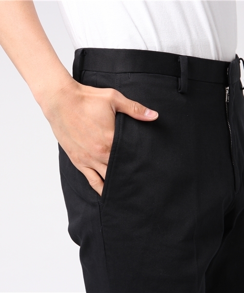 WILD LIFE TAILOR Adam et Rope'（ワイルドテーラーアダムエロペ　）の「【WILD LIFE TAILOR】チノアンクルトラウザース（スラックス・メンズ・オリーブ/ベージュ/ネイビー・M/S/L）」の8枚目の写真