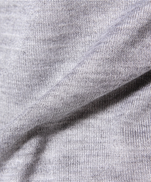 BRILLA per il gusto（ブリッラペルイルグースト）の「VERTO / カシミア×シルク タートルネック（ニット/セーター・メンズ・ライトグレー/ブラック/ブラウン系その他/ブラウン/レッド/ネイビー・42/44/46/48/50/52）」の11枚目の写真