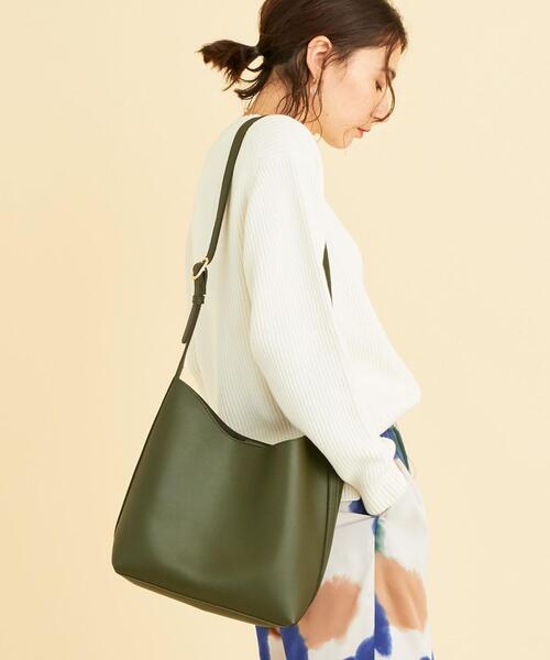 BEAUTY&YOUTH UNITED ARROWS(ビューティーアンドユースユナイテッドアローズ)の「【WEB限定】BY∴ フェイクレザーミニソフトショルダーバッグ -2WAY-(ショルダーバッグ・レディース・ブラック/ブラウン/ナチュラル/オリーブ/ベージュ・FREE)」の20枚目の写真