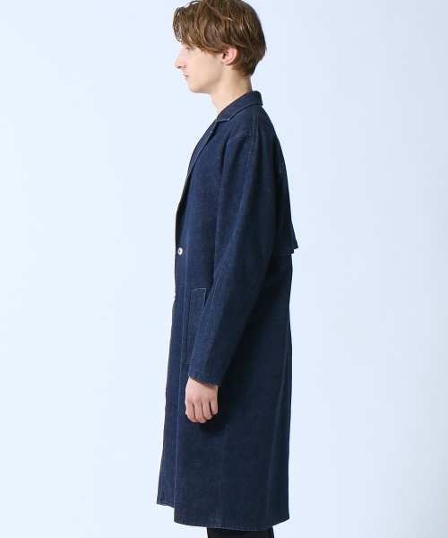 ABAHOUSE（アバハウス）の「デニムロングコート（チェスターコート 
