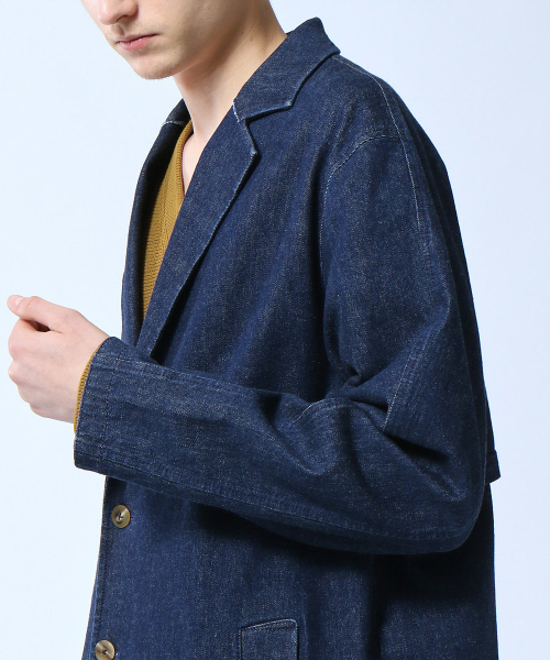 ABAHOUSE（アバハウス）の「デニムロングコート（チェスターコート 