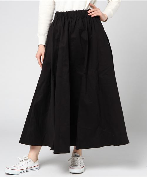 MERLOT（メルロー）の「ロングフレアスカート1146（スカート・レディース・ネイビー/レッド/ベージュ/ブラック/カーキ・FREE）」の19枚目の写真