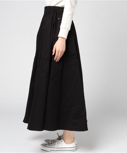 MERLOT（メルロー）の「ロングフレアスカート1146（スカート・レディース・ネイビー/レッド/ベージュ/ブラック/カーキ・FREE）」の10枚目の写真