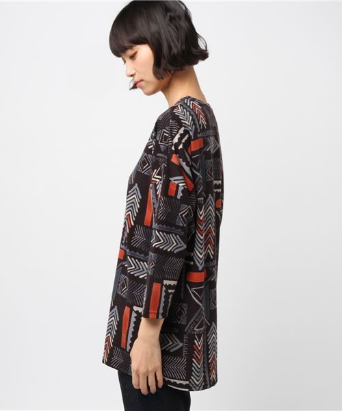 ear PAPILLONNER（イアパピヨネ）の「BIGTEEエスニック（その他トップス・レディース・グレー・FREE）」の6枚目の写真