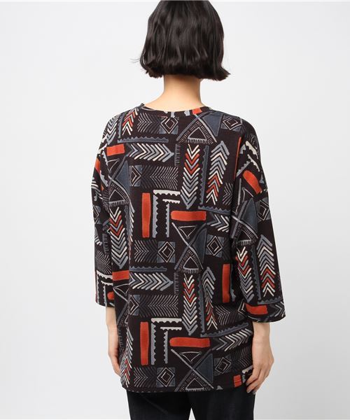 ear PAPILLONNER（イアパピヨネ）の「BIGTEEエスニック（その他トップス・レディース・グレー・FREE）」の7枚目の写真