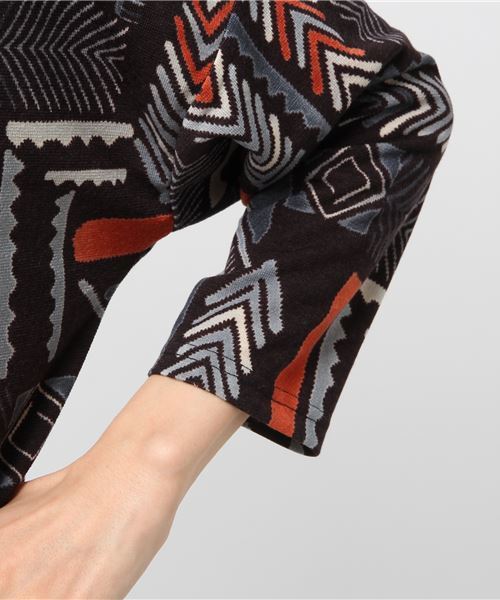 ear PAPILLONNER（イアパピヨネ）の「BIGTEEエスニック（その他トップス・レディース・グレー・FREE）」の5枚目の写真