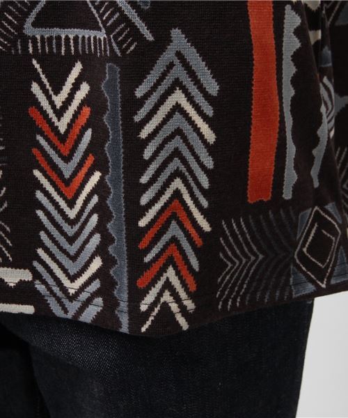 ear PAPILLONNER（イアパピヨネ）の「BIGTEEエスニック（その他トップス・レディース・グレー・FREE）」の3枚目の写真