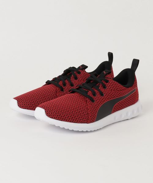 PUMA（プーマ）の「カーソン V2 ニット（スニーカー・メンズ・ベージュ/ブルー/レッド/グレー・25.0cm/25.5cm/26.0cm/26.5cm/27.0cm/27.5cm/28.0cm/28.5cm/29.0cm）」の4枚目の写真