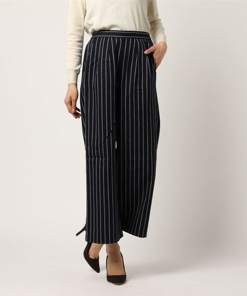 AMERICAN HOLIC(アメリカンホリック)の「12col.ベーシックワイドパンツ(その他パンツ・レディース・その他28/ネイビー/ベージュ/グリーン/ストライプ/ブラック/ライトグレー/ピンク/イエロー/グレー系その他/カーキ/ブルー系その他・M/L)」の1枚目の写真