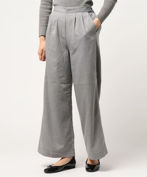 AMERICAN HOLIC(アメリカンホリック)の「12col.ベーシックワイドパンツ(その他パンツ・レディース・その他28/ネイビー/ベージュ/グリーン/ストライプ/ブラック/ライトグレー/ピンク/イエロー/グレー系その他/カーキ/ブルー系その他・M/L)」の3枚目の写真