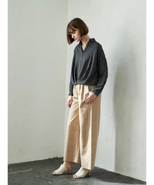AMERICAN HOLIC(アメリカンホリック)の「12col.ベーシックワイドパンツ(その他パンツ・レディース・その他28/ネイビー/ベージュ/グリーン/ストライプ/ブラック/ライトグレー/ピンク/イエロー/グレー系その他/カーキ/ブルー系その他・M/L)」の18枚目の写真