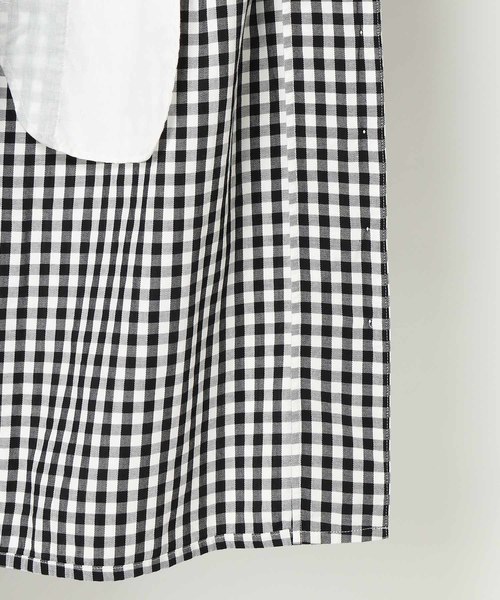 LBC（エルビーシー）の「コットンギンガム前開きワンピース（ワンピース・レディース・ブラック/ネイビー・MEDIUM/LARGE）」の3枚目の写真