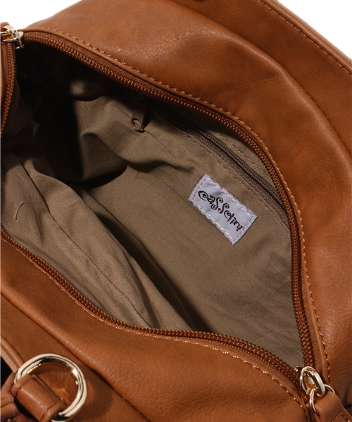 Soareak（ソアリーク）の「【CASSELINI】コンビポケットボストン（ボストンバッグ・レディース・アイボリー/ブルー/キャメル・FREE）」の11枚目の写真