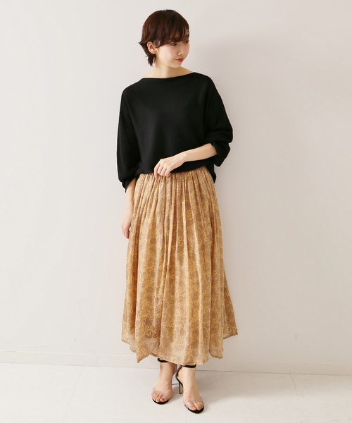 plage プラージュ 24SS リネン ミックス プルオーバー ボート