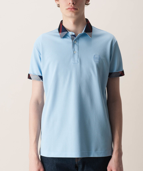 BLACK LABEL CRESTBRIDGE（ブラックレーベル・クレストブリッジ）の「エンブロイダリーギザスヴィンポロ（ポロシャツ・メンズ・ネイビー/オフホワイト/ブルー系その他2/ブラック/レッド・M/3L/L/LL/S）」の4枚目の写真