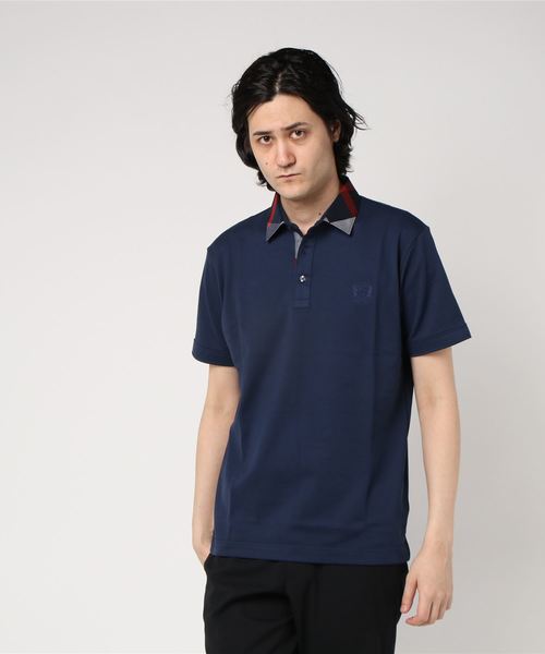 BLACK LABEL CRESTBRIDGE（ブラックレーベル・クレストブリッジ）の「エンブロイダリーギザスヴィンポロ（ポロシャツ・メンズ・ネイビー/オフホワイト/ブルー系その他2/ブラック/レッド・M/3L/L/LL/S）」の10枚目の写真